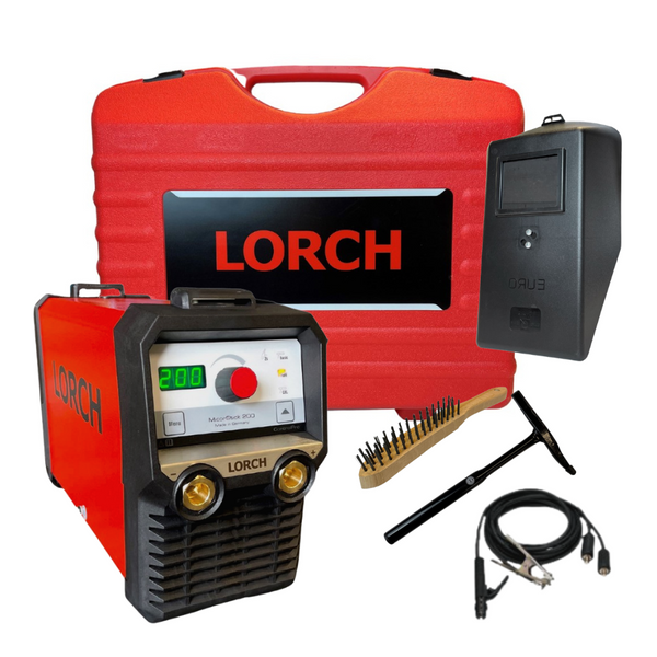 Lorch MicorStick 200 ControlPro Elektrodenschweißgerät mit Montagekoffer und Zubehör