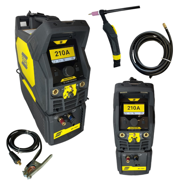 ESAB Renegade ET 210iP WIG-Schweißinverter mit Wasserkühlung und Advanced-Steuerung