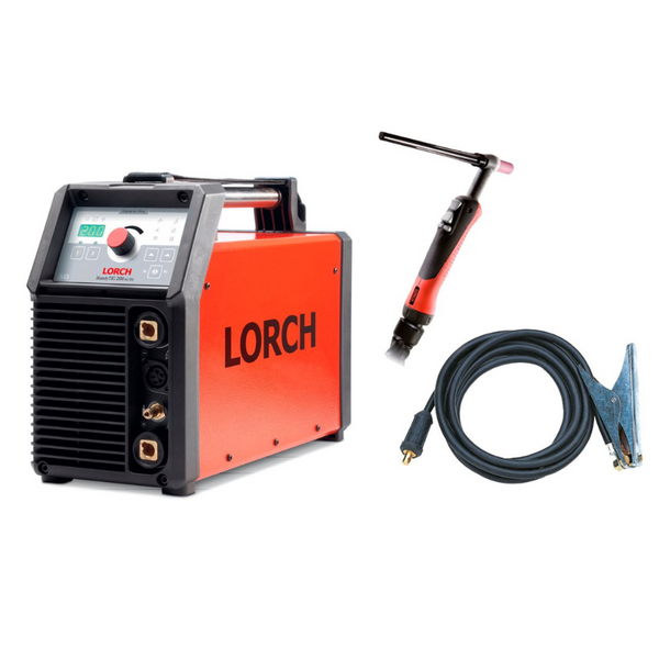Lorch HandyTIG 200 AC/DC WIG-Inverter mit ControlPro-Bedienfeld und Tragegriff